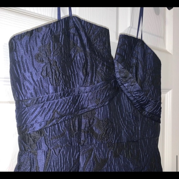 NWT Aidan Mattox Jacquard Mermaid Formal Gown - Size 0 - Picture 13 of 14